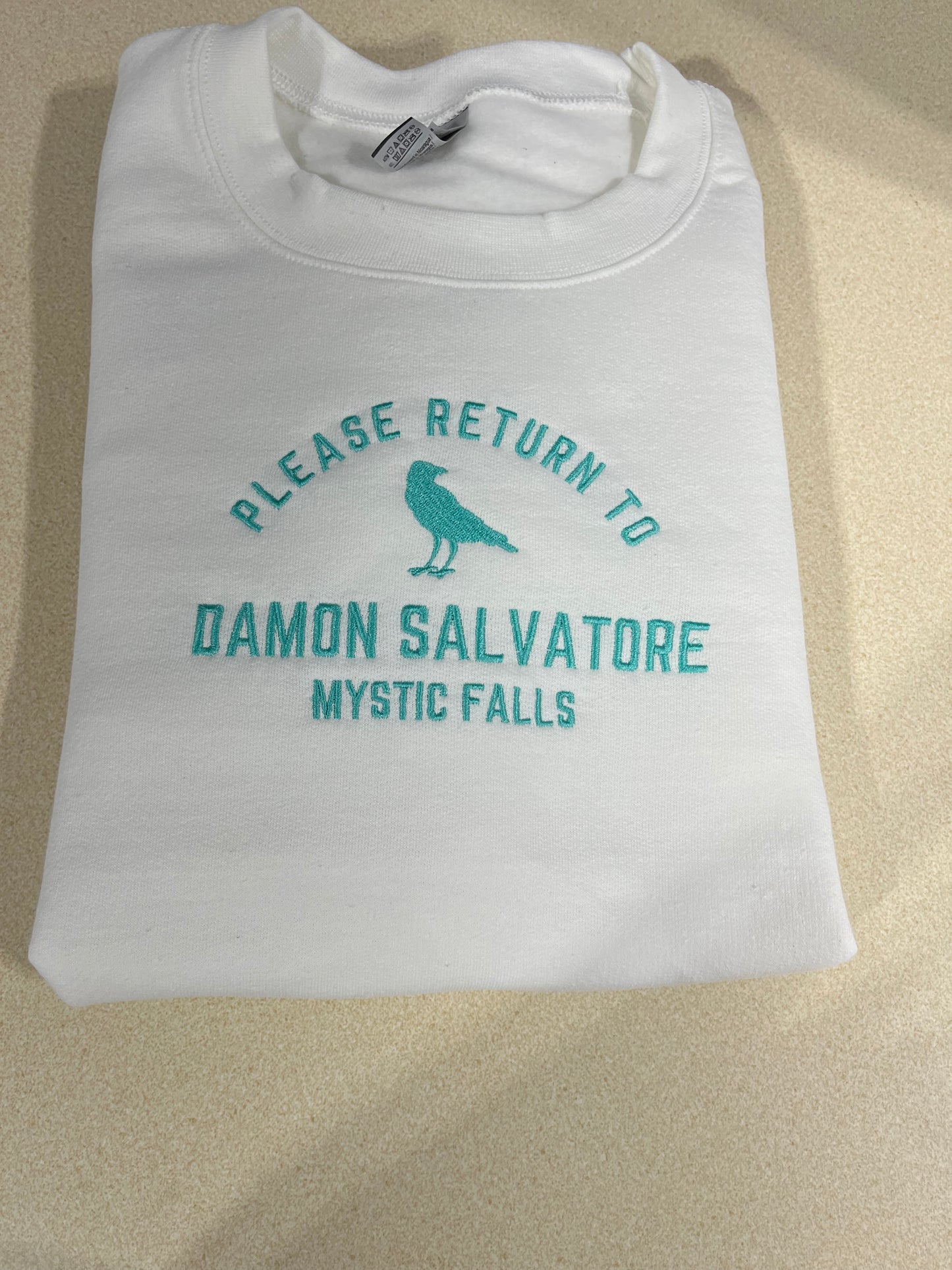 Return to Damon embroidered Crewneck