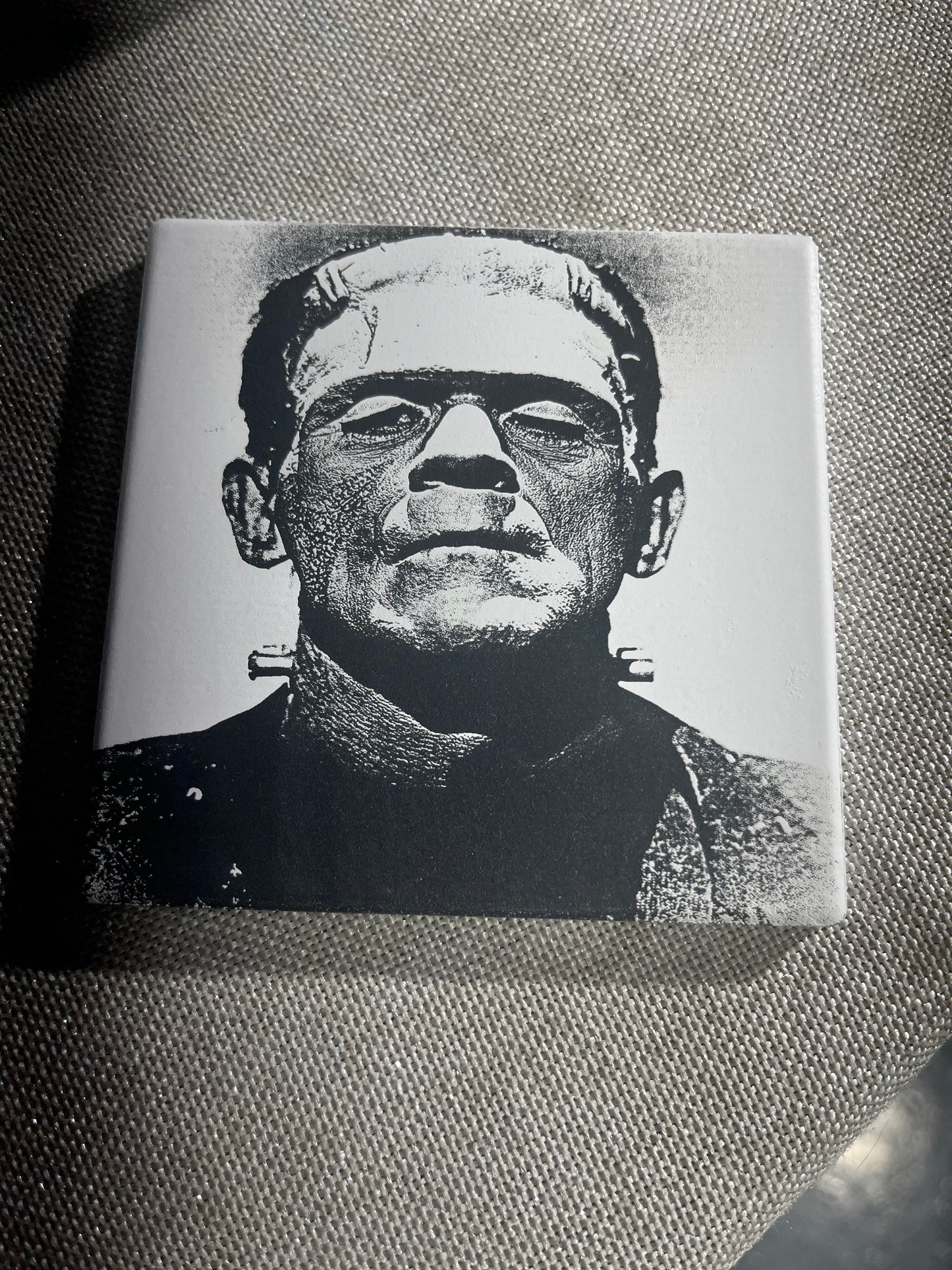 Frankenstien Tile Coaster