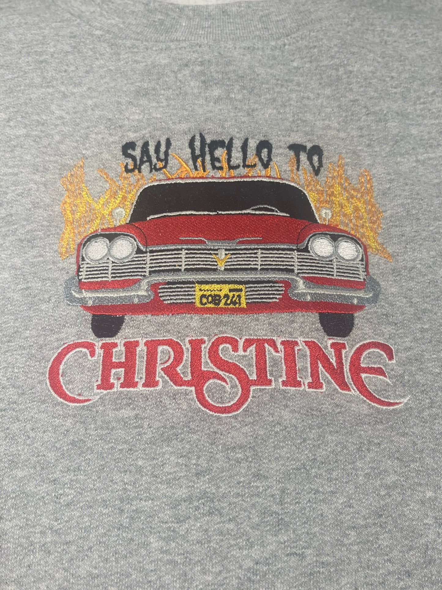 Say Hello To Christine Embroidered