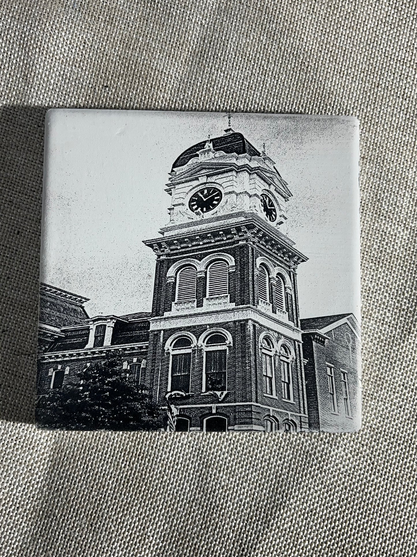 Clock Tower Tile Coaster