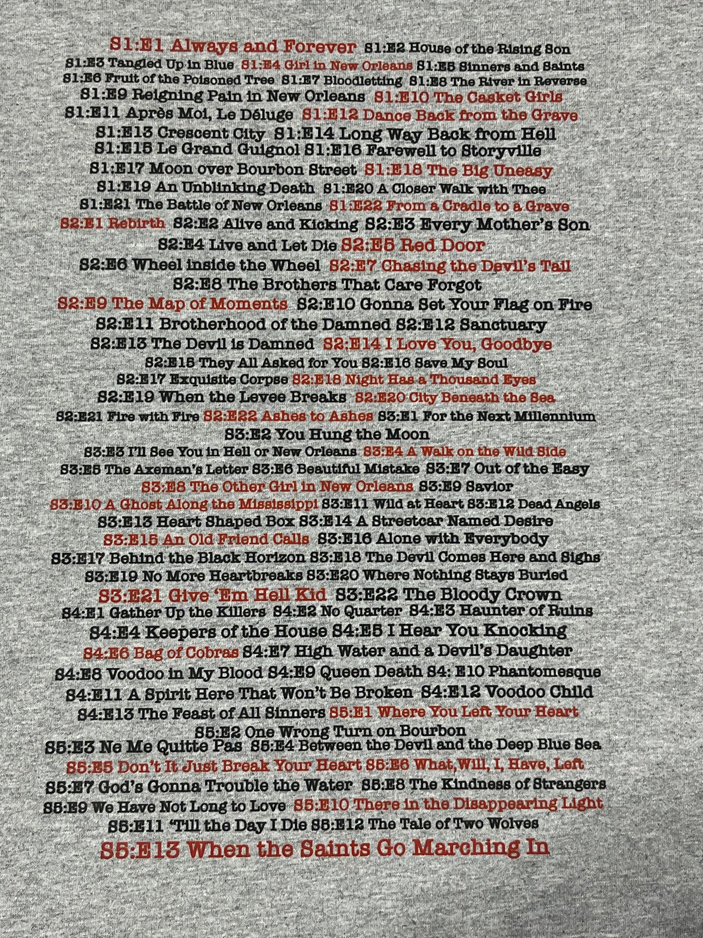 Originals Concert t-shirt