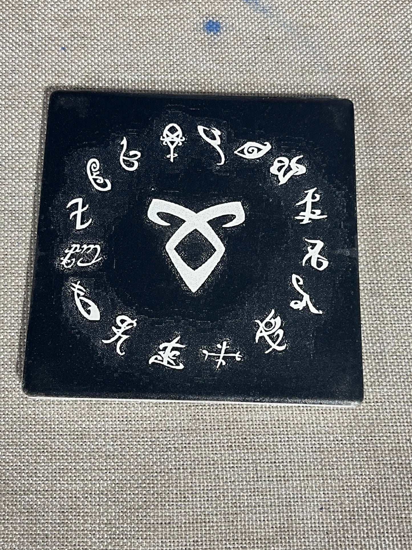 Runes Tile Coaster