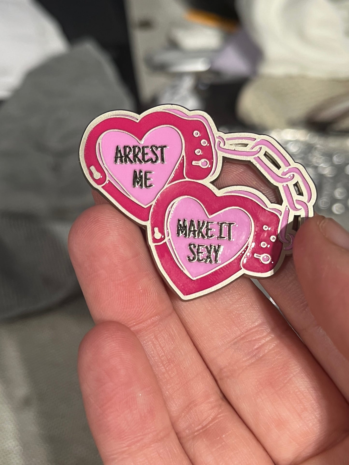 Arrest Me Enamel Pin
