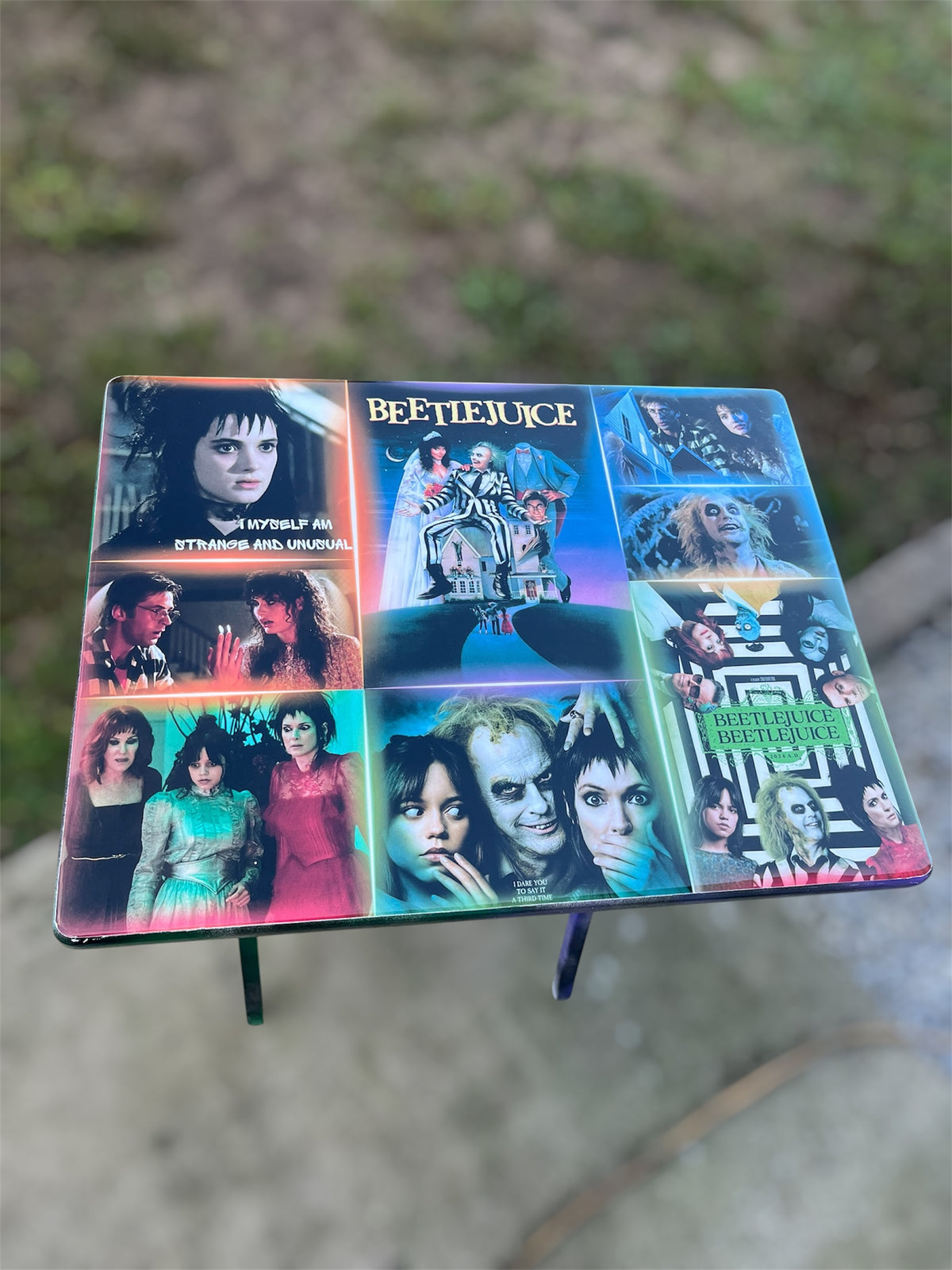 Beetlejuice TV tray table