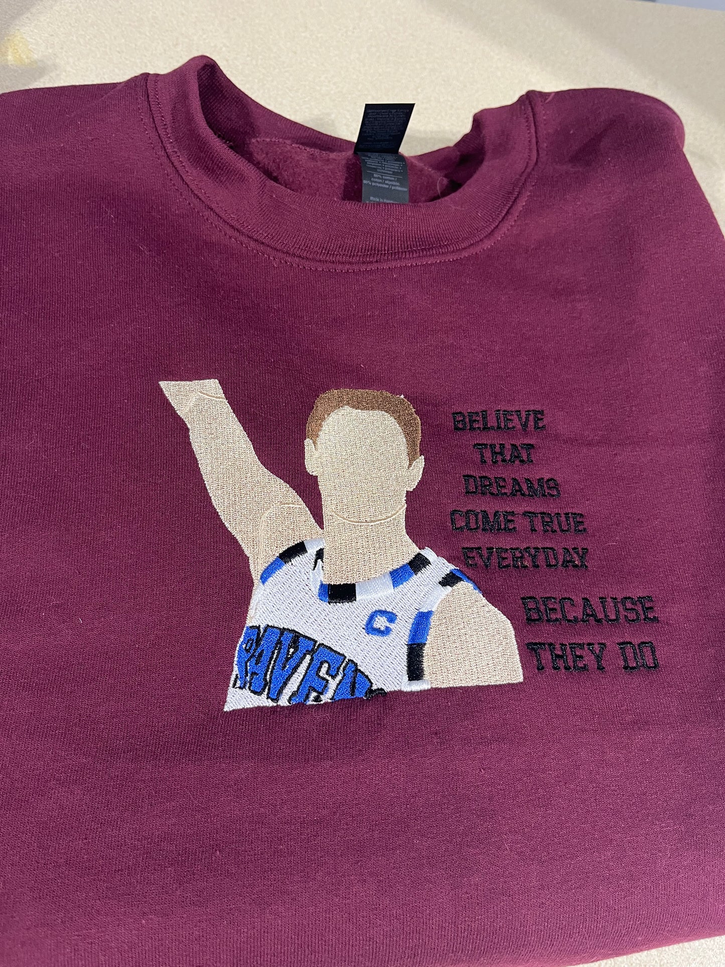 Dreams Embroidered Crewneck