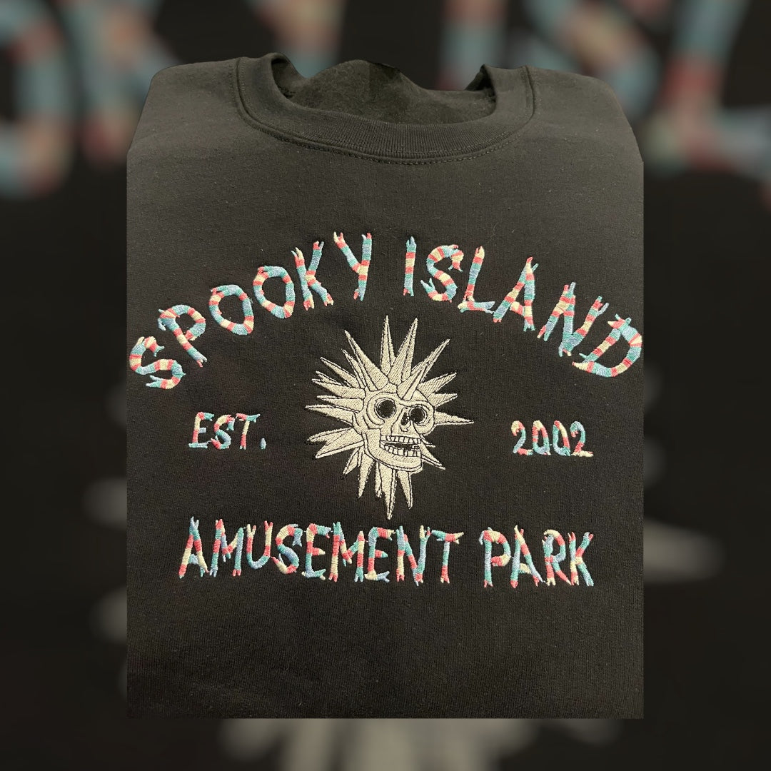 Spooky Island Embroidered