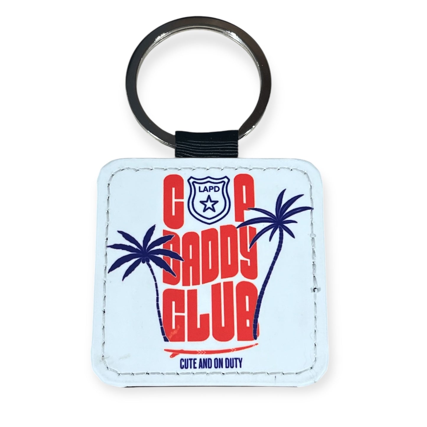 Cop daddy keychain