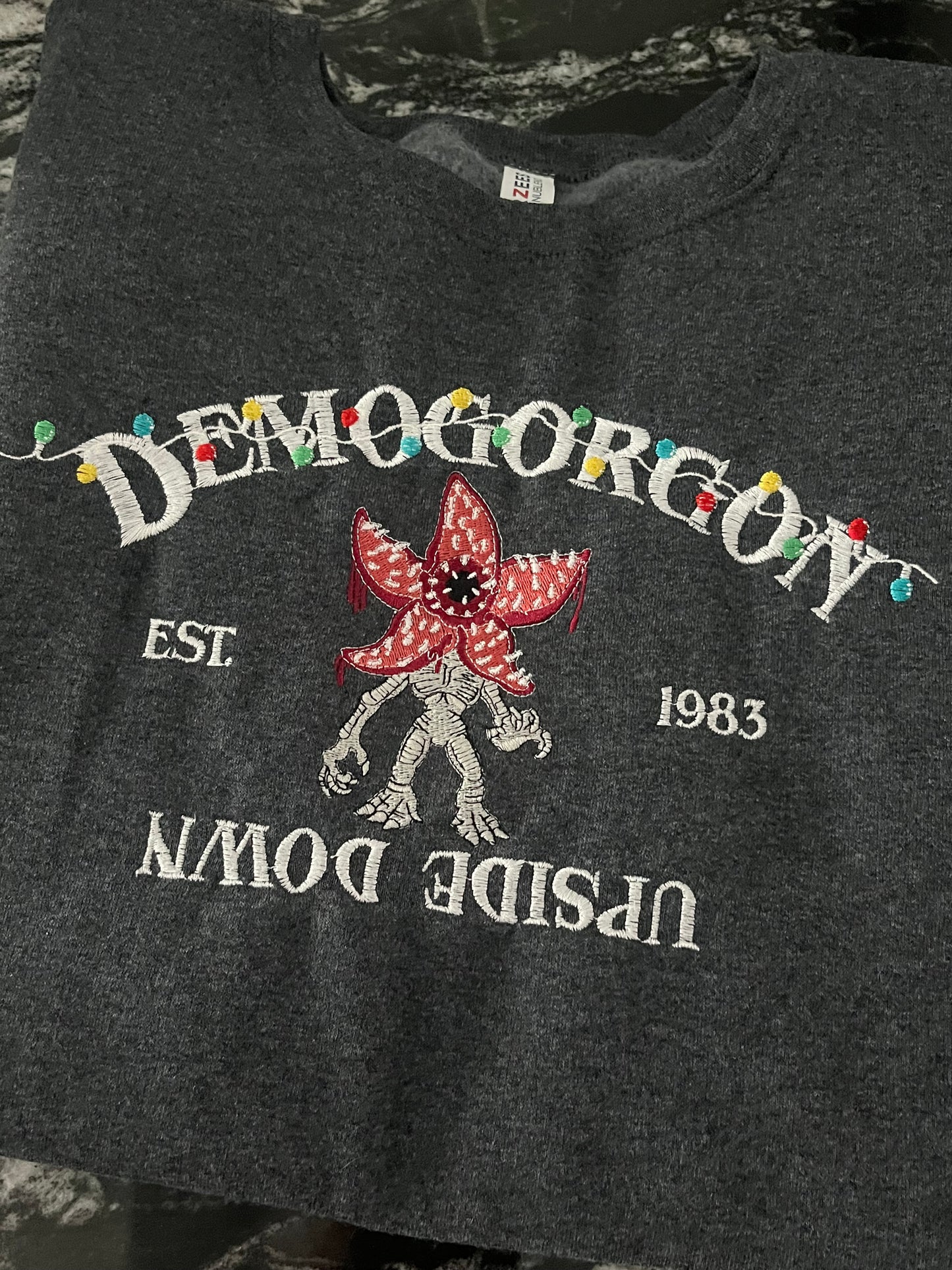 Demogorgon Embroidered Crewneck