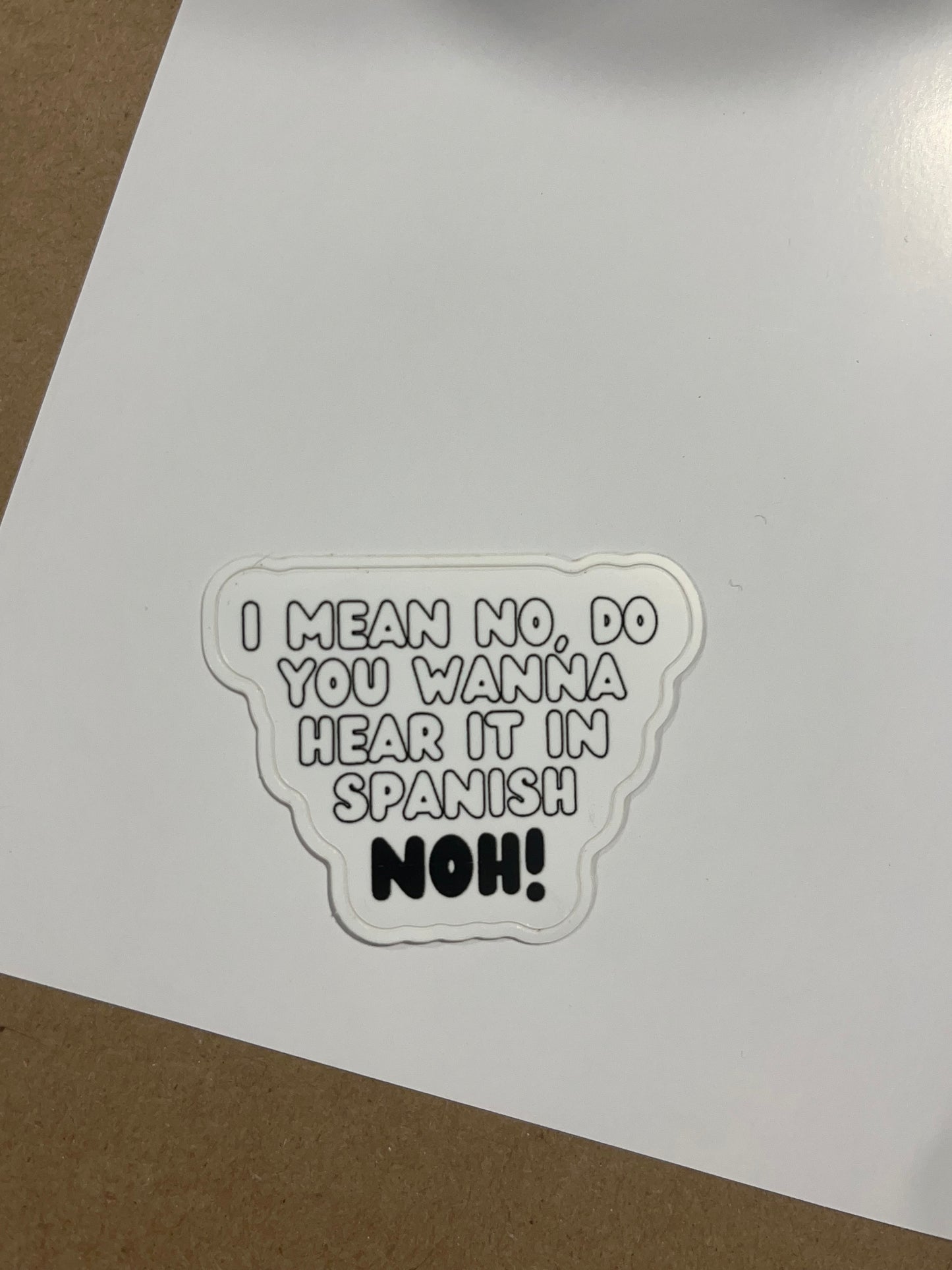 Noh! stiles Sticker