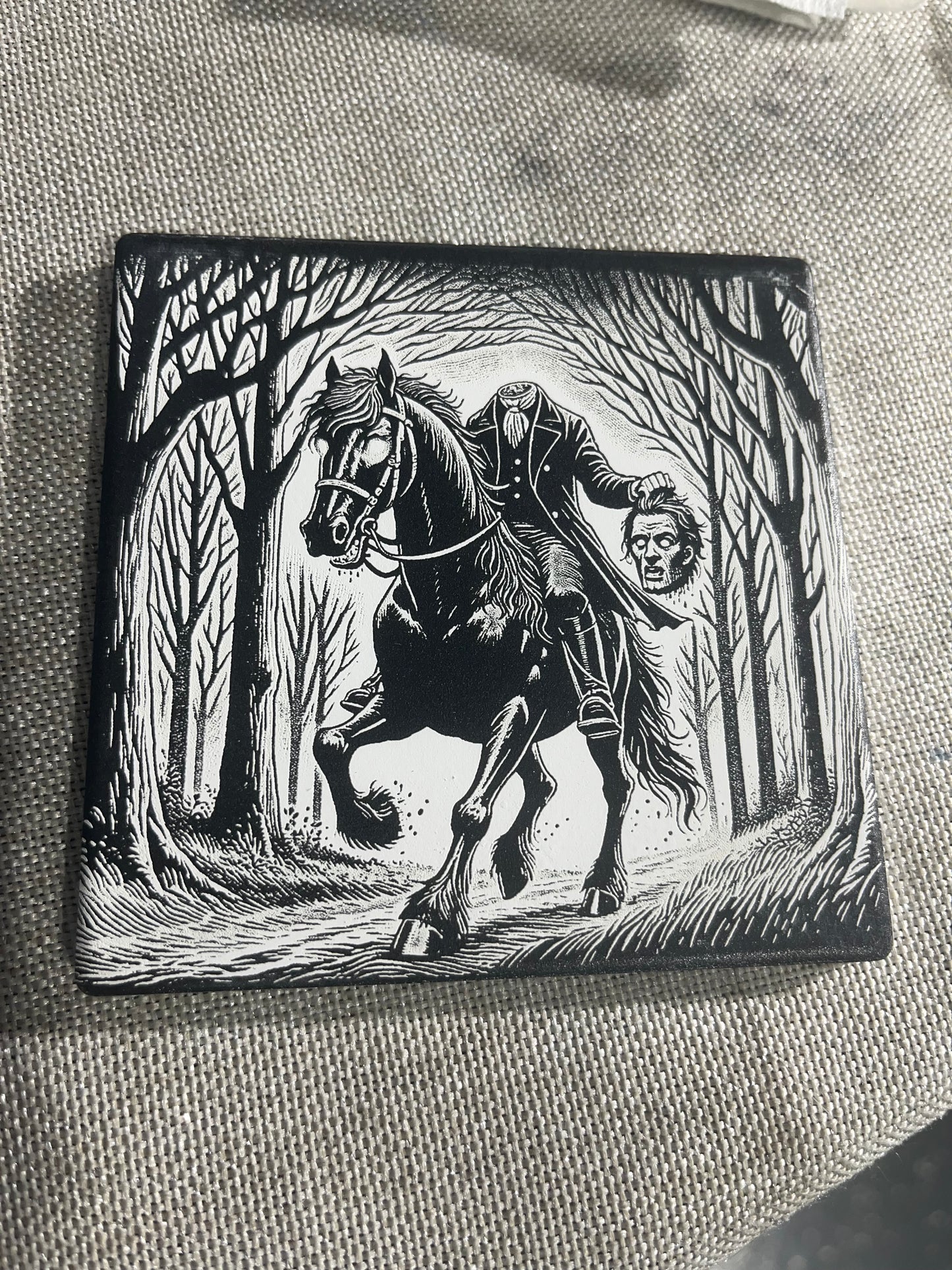 Headless Horseman Tile Coaster