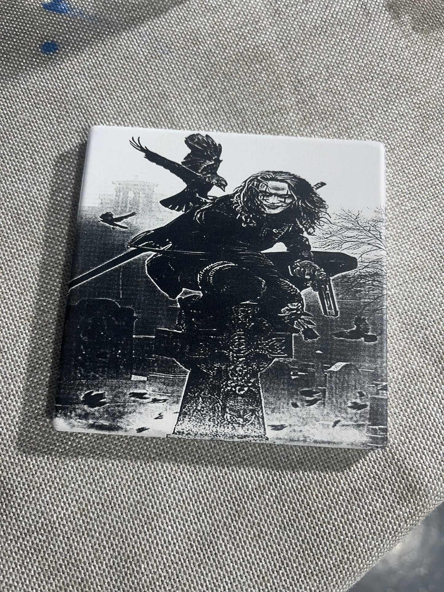 Crow Tile Coaster
