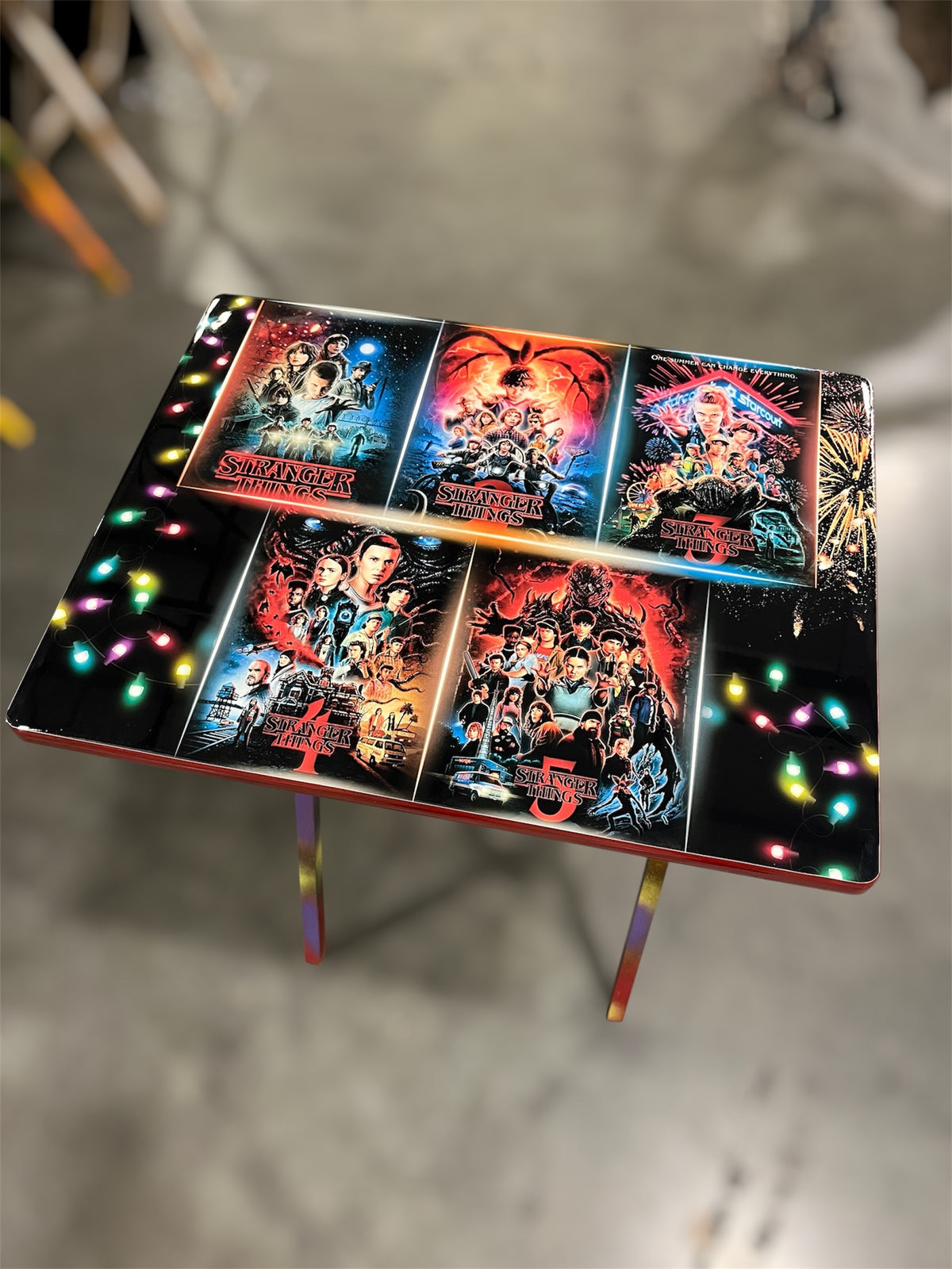 Stranger TV tray table