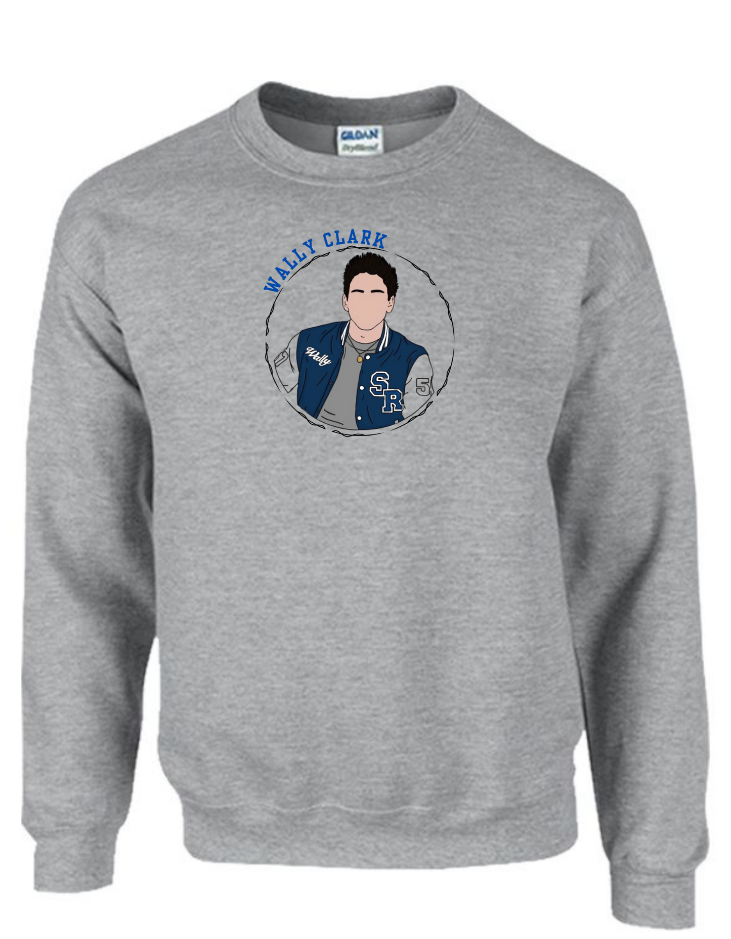 Wally Clark Embroidered Crewneck