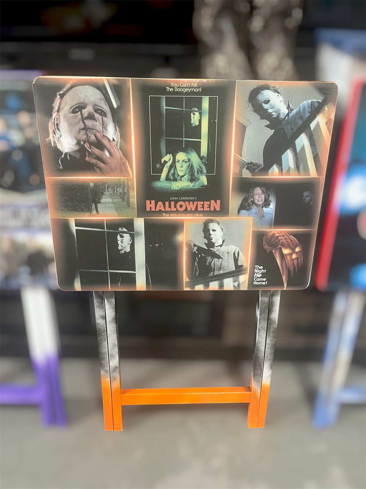Halloween TV tray table