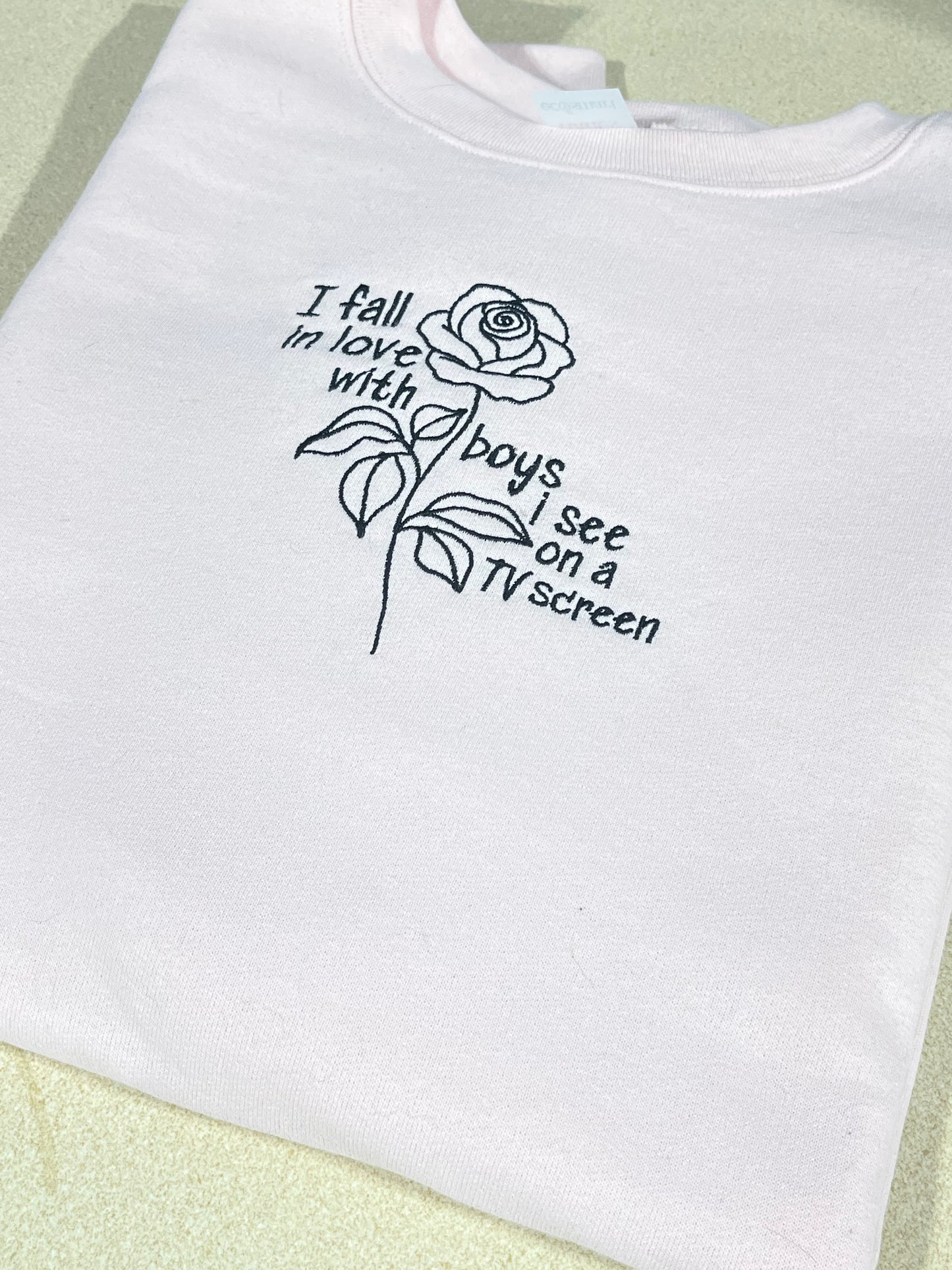 I Fall - Embroidered Crewneck