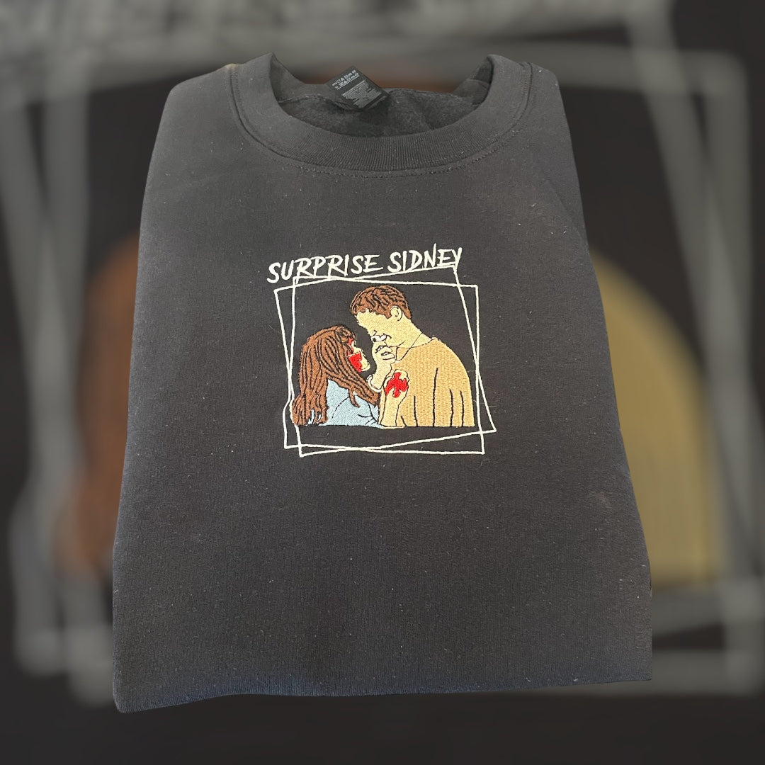 Surprise Sidney Embroidered Crewneck