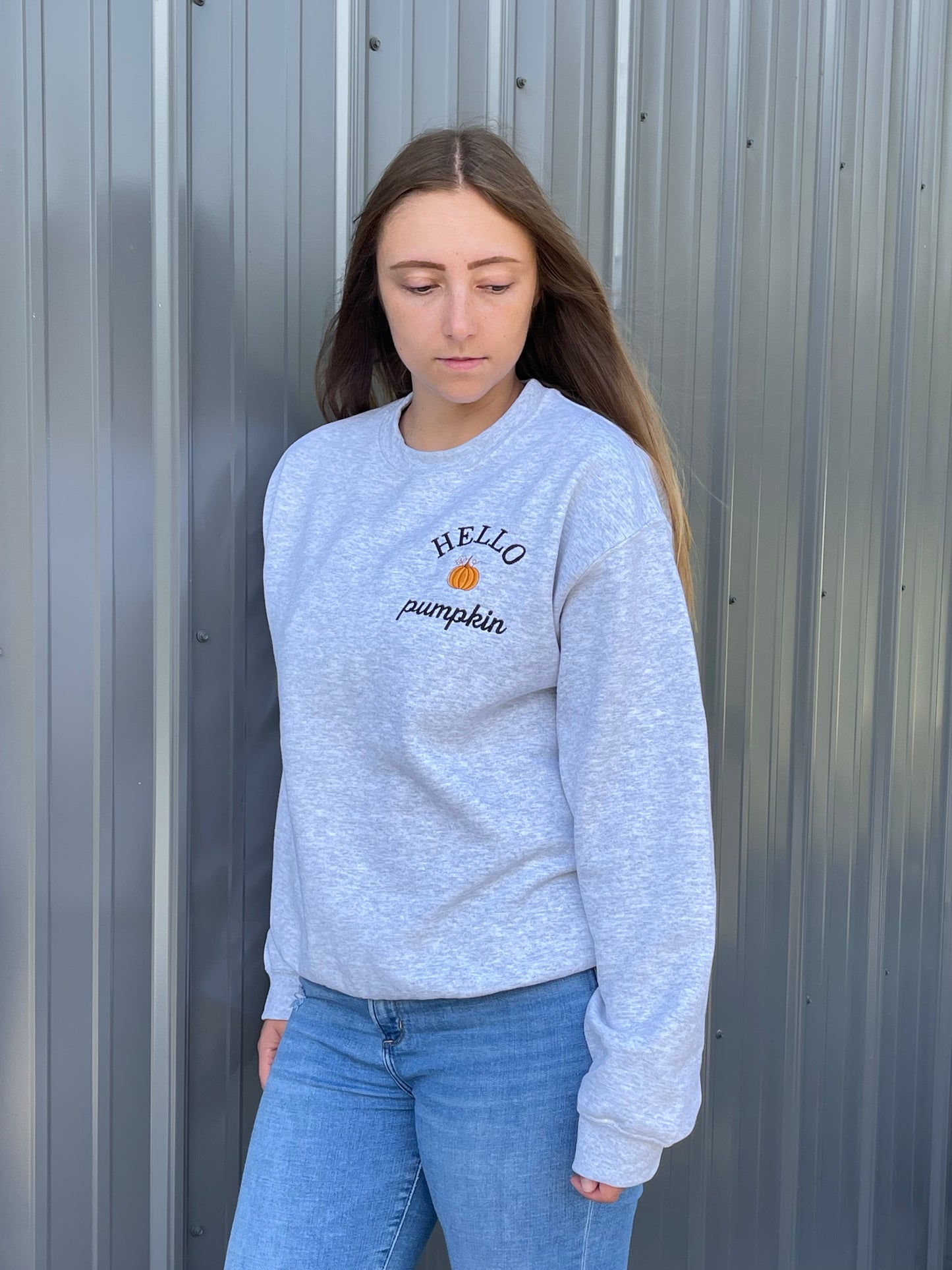 Hello Pumpkin Crewneck