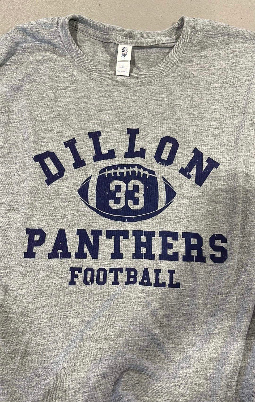 Dillon Panthers Grey T-Shirt