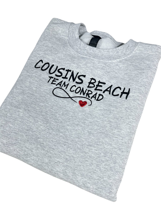 Cousins Beach Team Embroidery Crewneck