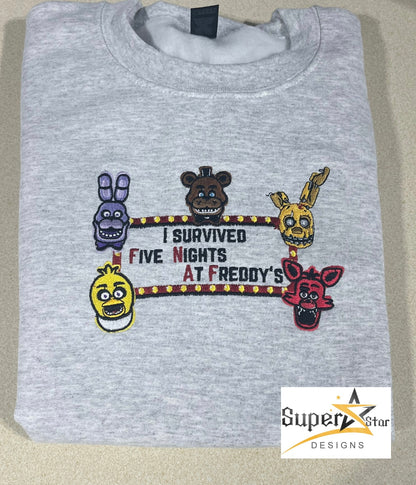 FNAF embroidered Crewneck