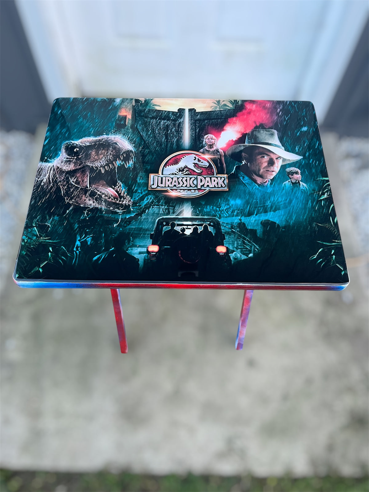 Jurassic Park TV tray table