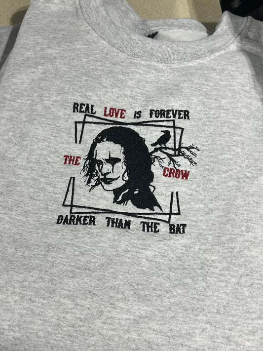 The Crow Embroidered
