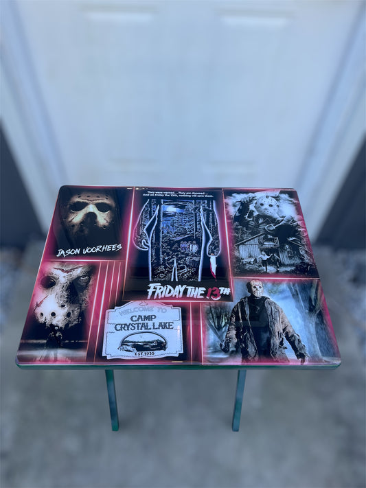 Friday the 13th TV tray table