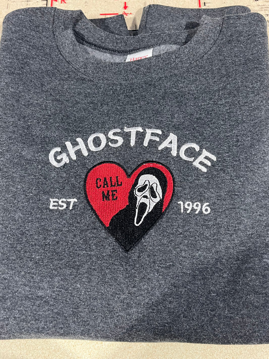 Ghostface ❤️ Call me Crewneck