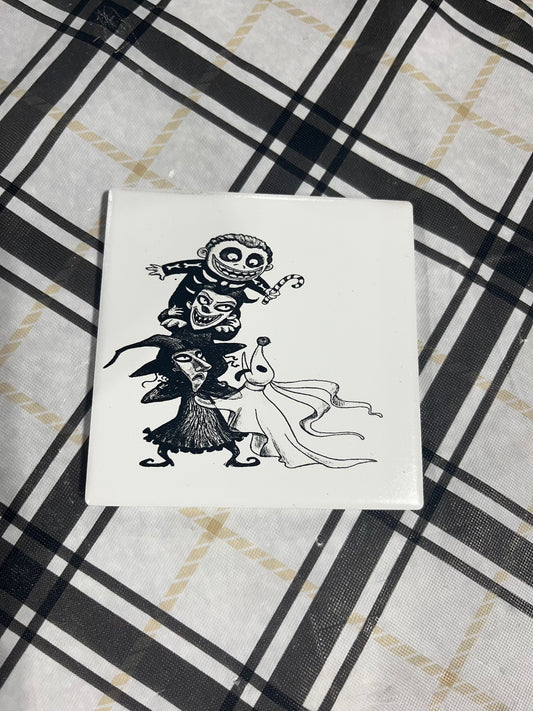 Nightmare kids & Zero tile Coaster