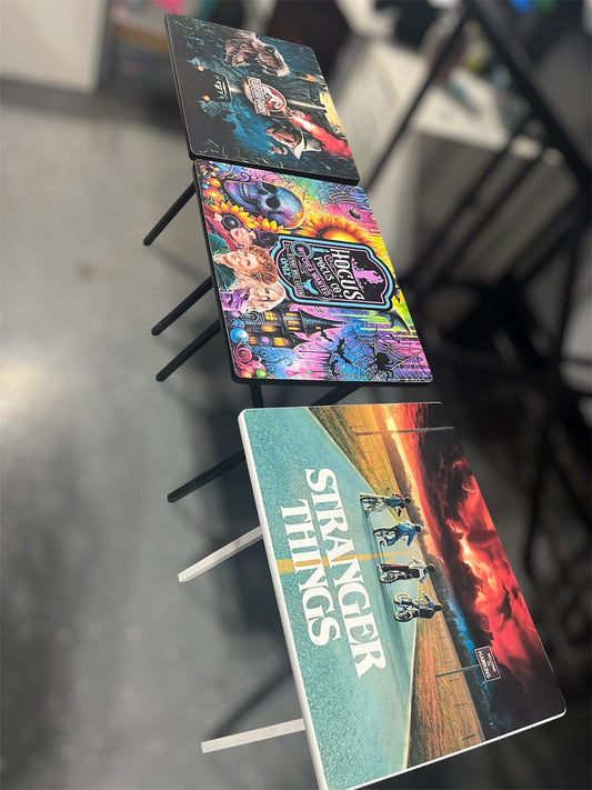 Custom TV tray table