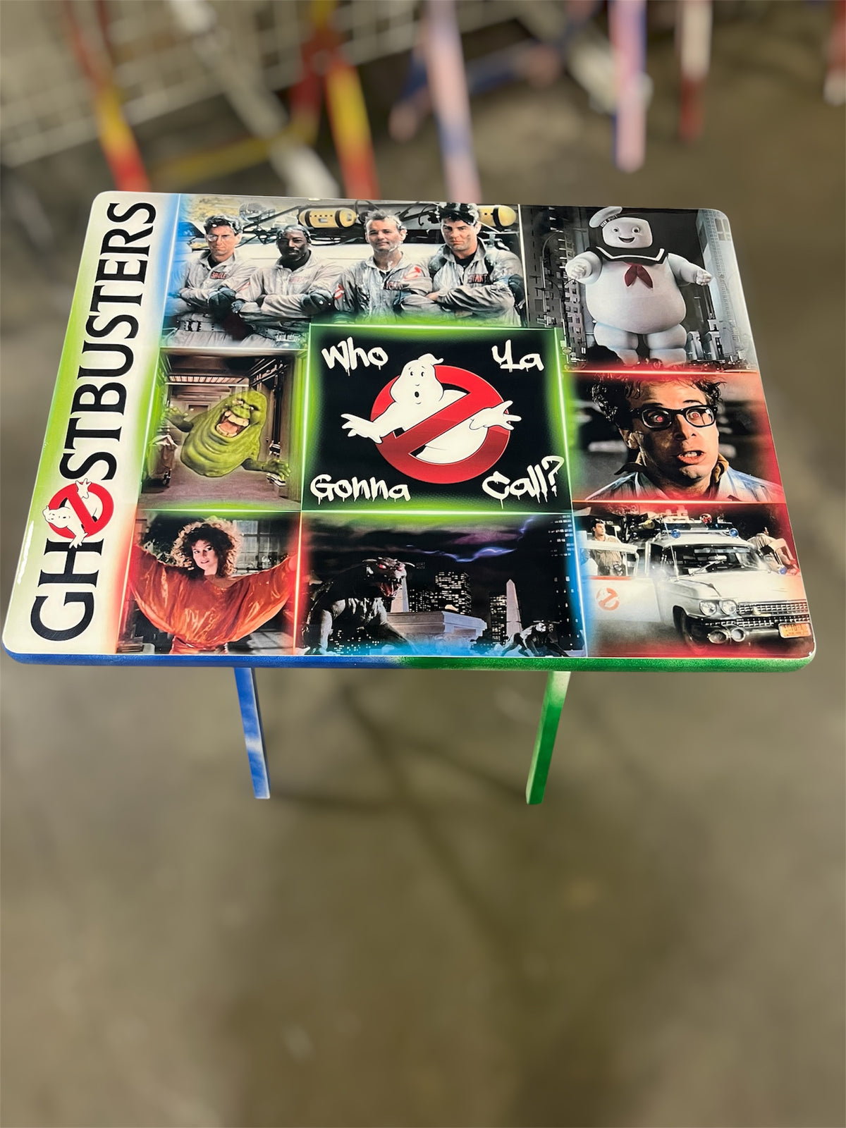Ghostbusters TV tray table