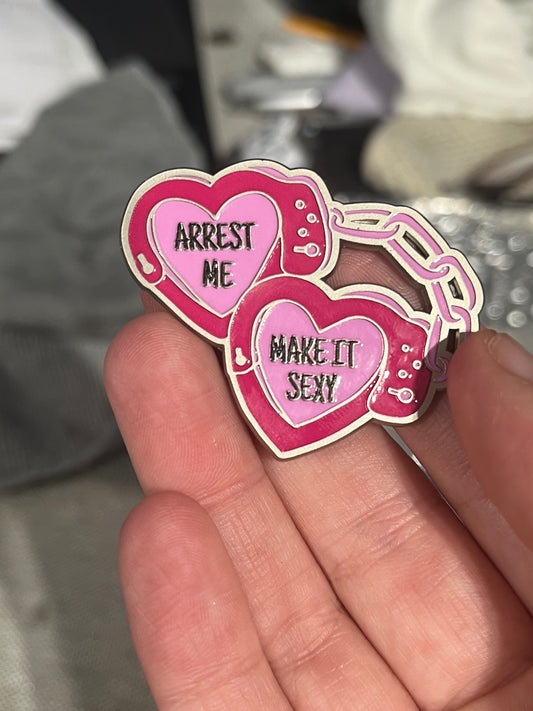 Arrest Me Enamel Pin