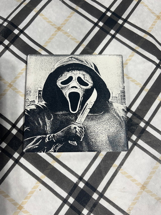 GhostFace tile Coaster