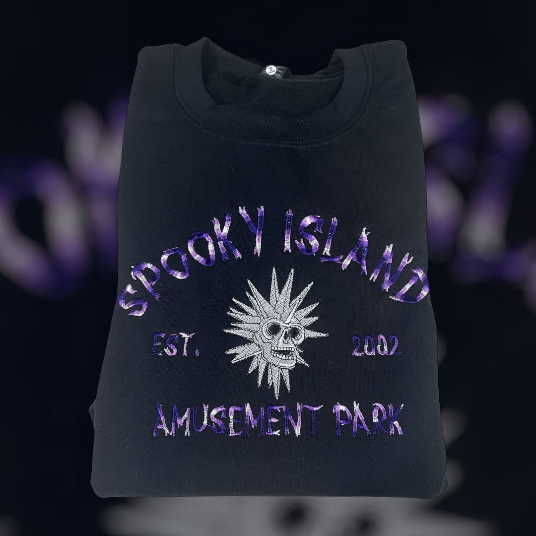 Spooky Island Embroidered - Purple