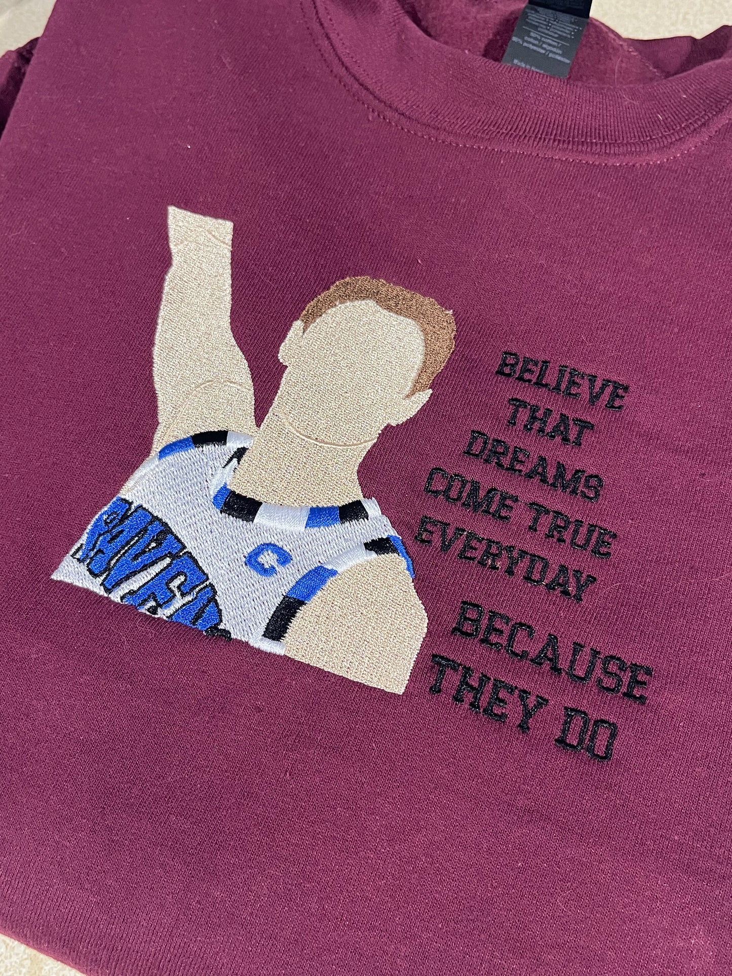 Dreams Embroidered Crewneck