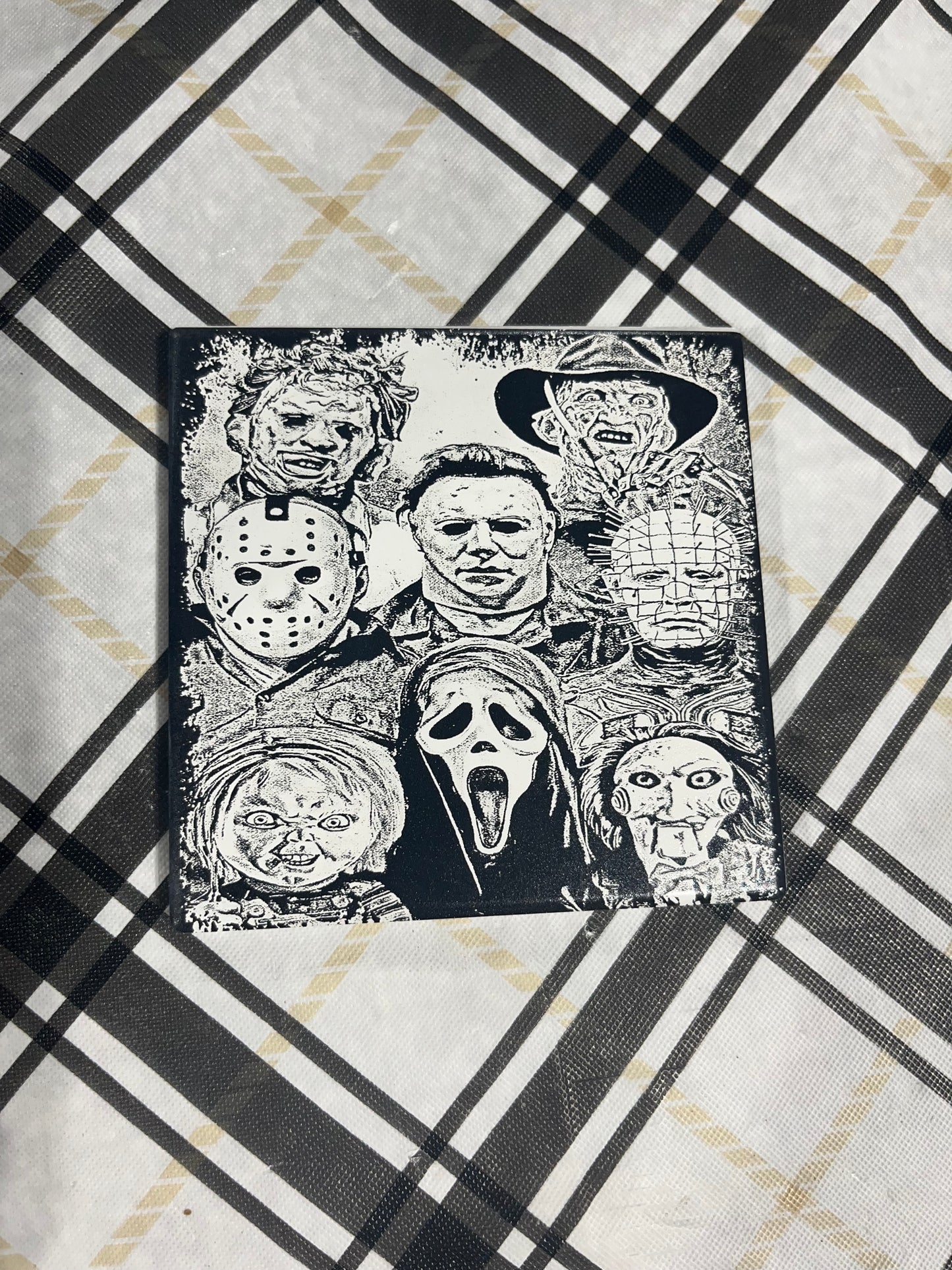 Multi Horror tile Coaster