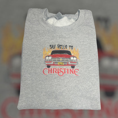 Say Hello To Christine Embroidered