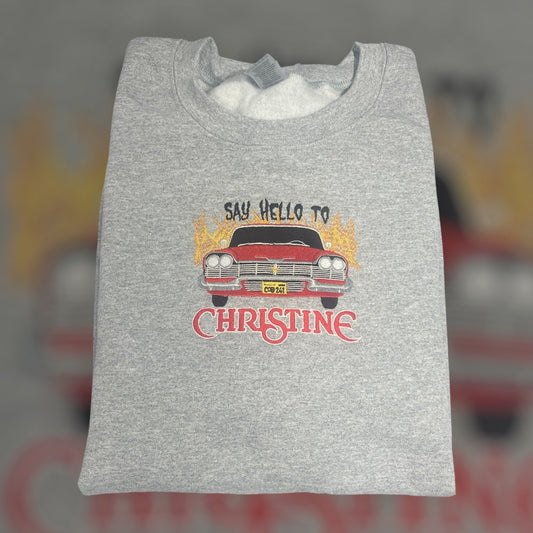Say Hello To Christine Embroidered