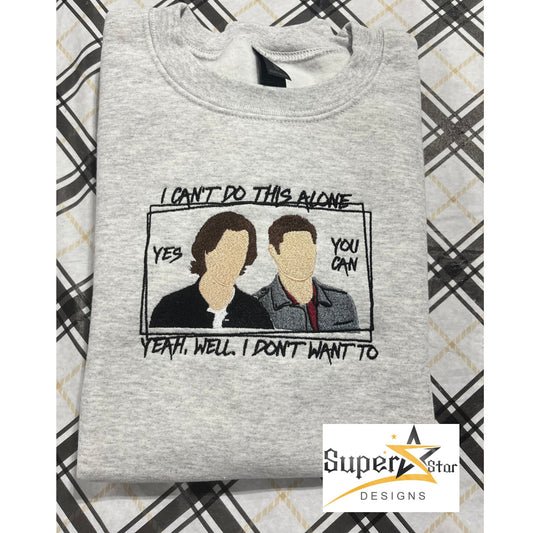 Yes you can embroidered Crewneck