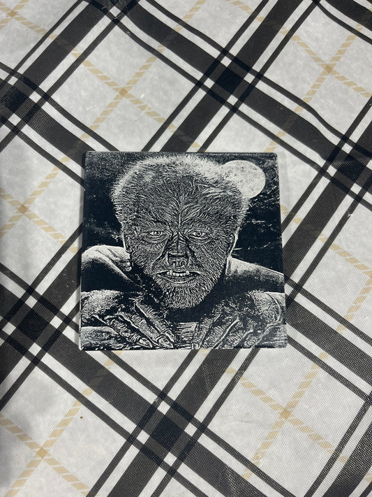 Wolf Man tile Coaster