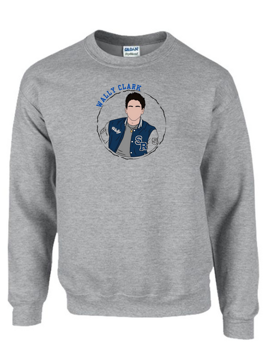 Wally Clark Embroidered Crewneck