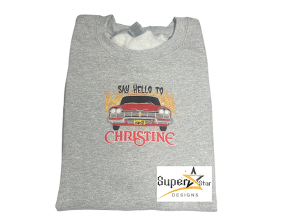 Say Hello To Christine Embroidered
