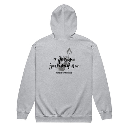 If we burn zip up hoodie
