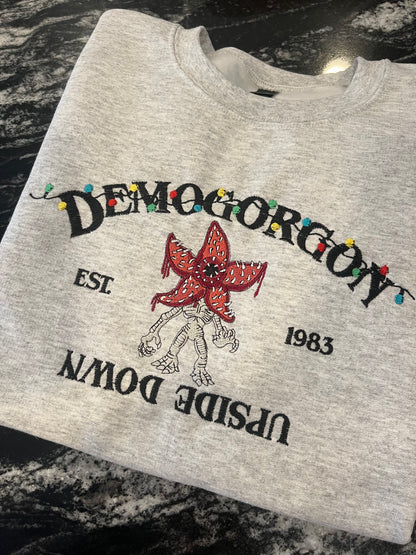 Demogorgon Embroidered Crewneck