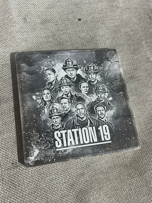 Station 19 Tile Coaster