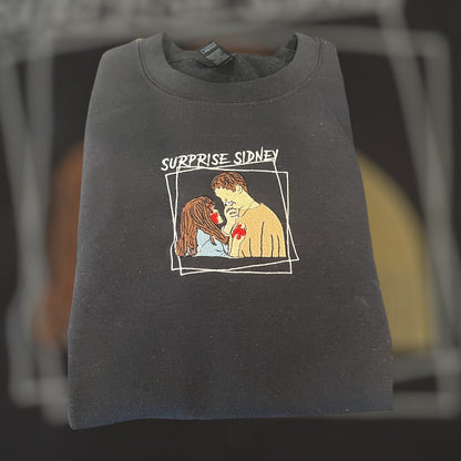 Surprise Sidney Embroidered Crewneck