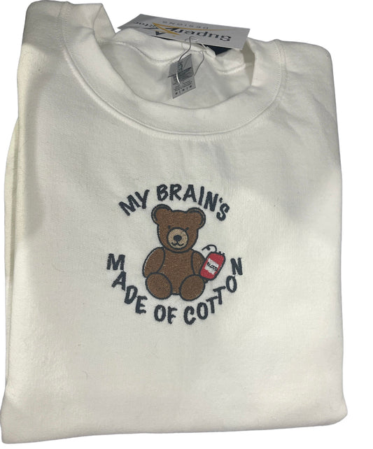 My Brain’s made of Cotton Crewneck