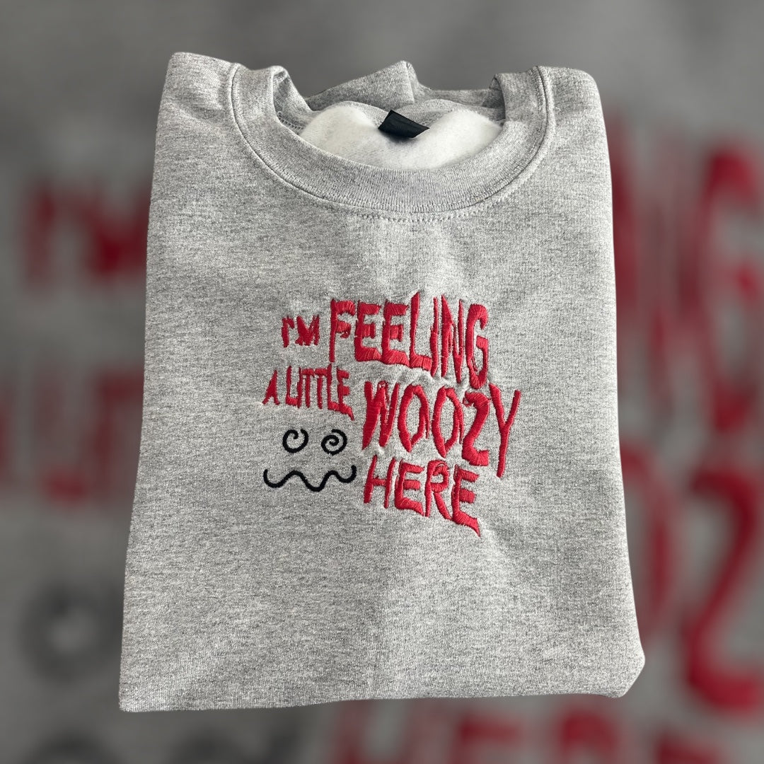 Woozy Embroidered Crewneck