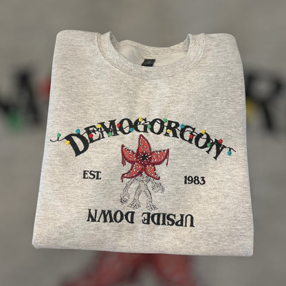 Demogorgon Embroidered Crewneck