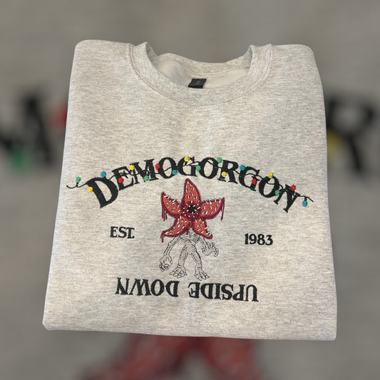 Demogorgon Embroidered Crewneck